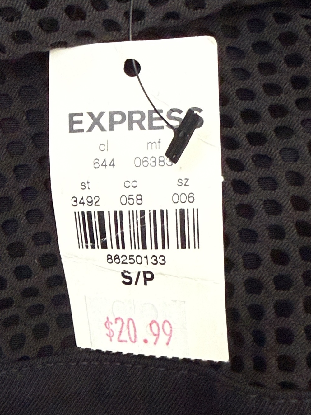 Express Women’s Black Mesh Yoke Sleeveless Tank Top - Picture 5 of 9